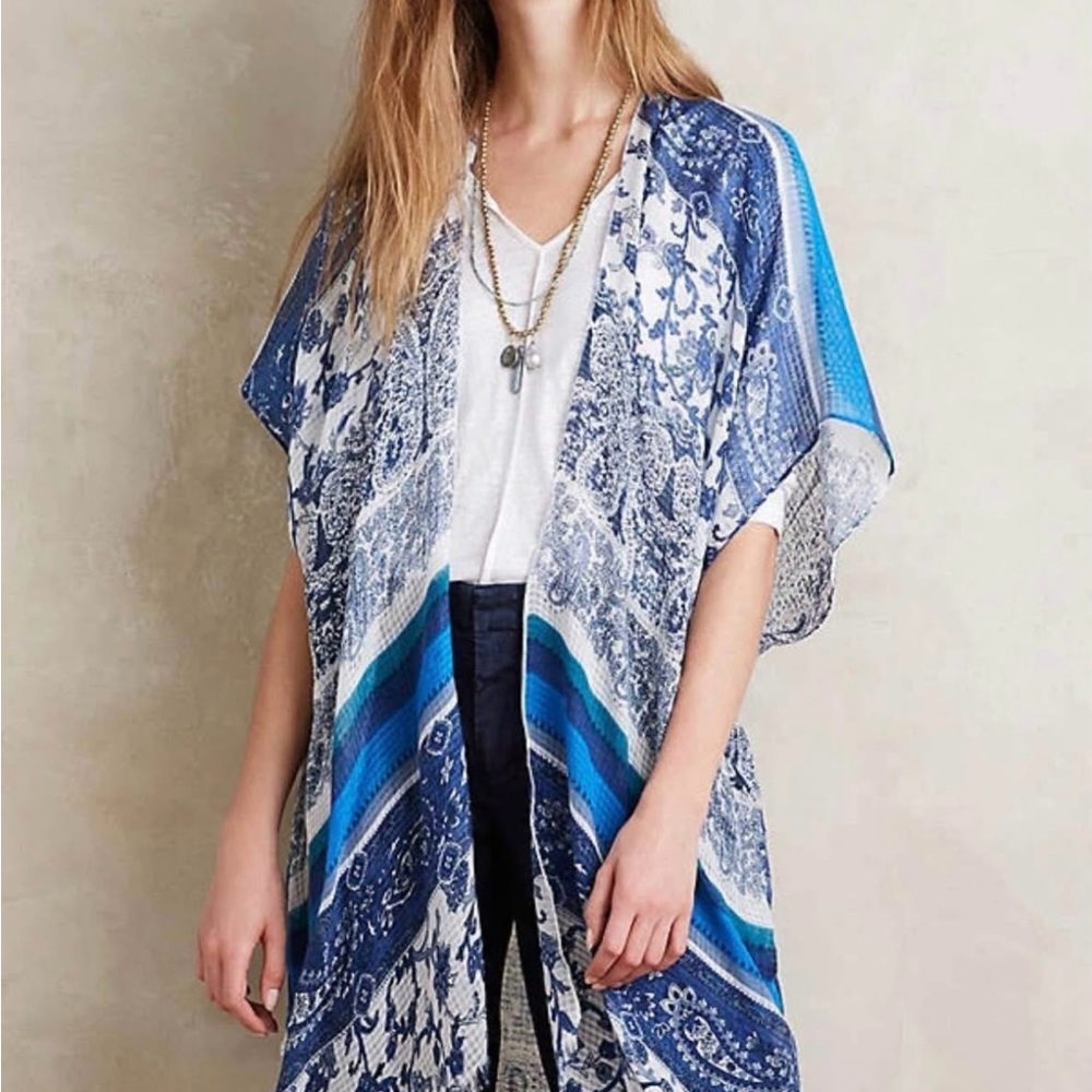 Anthropologie River Kimono NWT one size